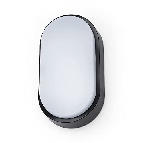 Velamp Tartaruga-Xl2: Applique Led 14W 1000 Lumen Con 2 Cornici (Bianco E Nero). Ip54