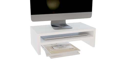 Comfortcove Supporto Per Monitor, Supporto Per Monitor Per Computer A 2 Livelli, Supporto Per Laptop, Supporto Per Computer, Supporto Per Stampante Co