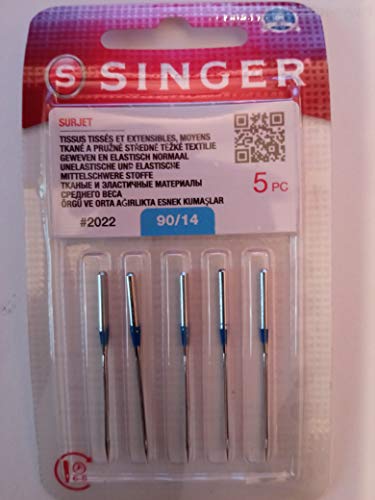 Singer - 5 Aghi 2022 Per Sopraggitto Ultralock 14Sh, Misura 90/14