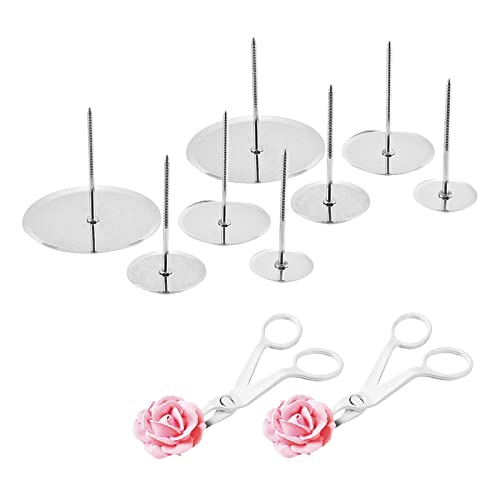 Chiodo Fiori Decorazione Della Torta Torta Di Tubazioni Di Fiori Chiodo Chiodo Fiore In Acciaio Inossidabile Flower Forbici Torta Cake Decorating Kit 