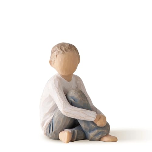 Willow Tree 26228 Figurina Bambino Curato, Resina, Design Di Susan Lordi, 7.5 Cm
