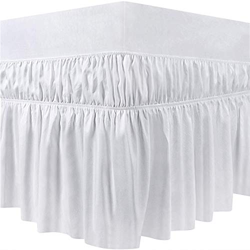 Frequency Gonna Da Letto Piegata Con Volant, Balze Elasticizzate, Con Ruppe Elastiche Per La Polvere Ruffled Solid Bed Rock, Letto Elastico Ruffle Roc