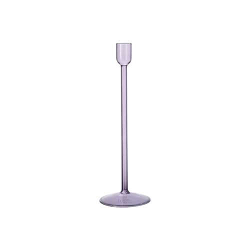 Like. By Villeroy & Boch - Like Home Portacandele In Viola, 8X8X25 Cm, Vetro Borosilicato