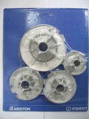 Puce - Bruciatori Spartifiamma Ariston Indesit 4 Fuochi C00053054 1 Foro Originale - C00053054