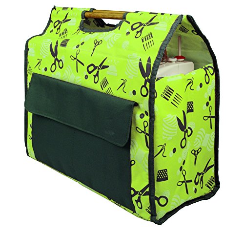 Kleiber – Macchina Da Cucire Tasche, 100% Poliestere, Kiwi/Grau, 43 X 41 X 21 Cm