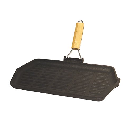 Baumalu – 388017 – Ghisa Rettangolare Grill 33,5 X 19,5 Cm.