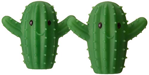 Kikkerland Lb18 - Set Di 2 Palline Per Asciugatrice, Forma: Cactus, Verde