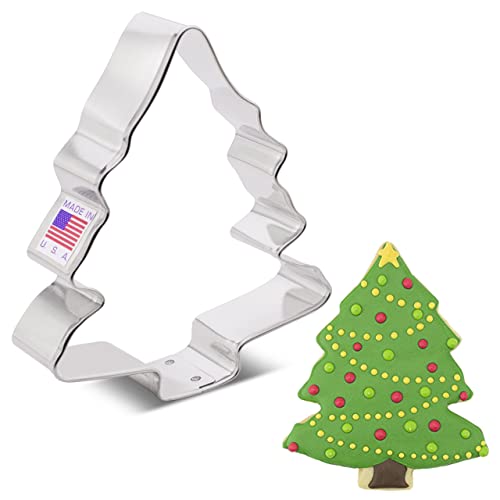 Formina Per Biscotti Stampo A Forma Di Albero Di Natale 13 Cm, Prodotto Negli Stati Uniti Da Ann Clark