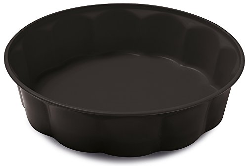 Guardini Gardenia, Tortiera Fiorella 26Cm, Acciaio Con Rivestimento Antiaderente, Colore Nero