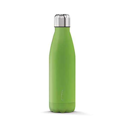 The Steel Bottle - Bottiglia Termica In Acciaio Inox, Isolamento Sottovuoto A Doppia Parete, Capacità 500 Ml, Chiusura Ermetica, Borraccia Portatile (
