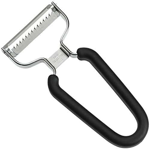 Lurch 10096 - Pelapatate Per Julienne, Colore: Nero