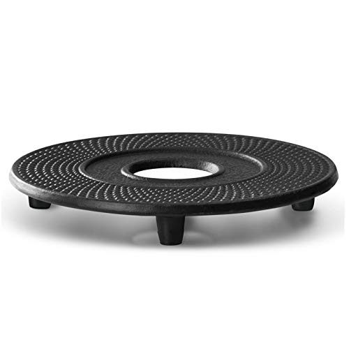 Bredemeijer Jang Sottobicchiere, Ghisa, Nero, 134X134X17Mm
