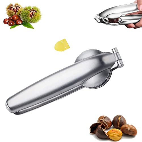 Ptbws Taglia Castagne,Pinza Per Castagne,Castagno Clip,Acciaio Inossidabile Taglia Castagne,Multifunzione Sbuccia Della Apri Pela Castagne,Castagne Ut