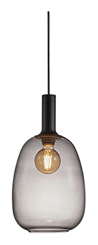 Nordlux Alton 23 Illuminazione Da Soffitto Nero, Trasparente E27 Alton 23, E27, Ip20, Nero, Trasparente