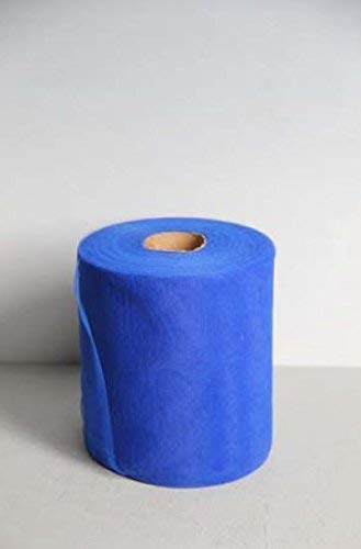 Generico Rotolo Tulle H 12,5 Cm X 100 Mt, Blu Royal, Bobina