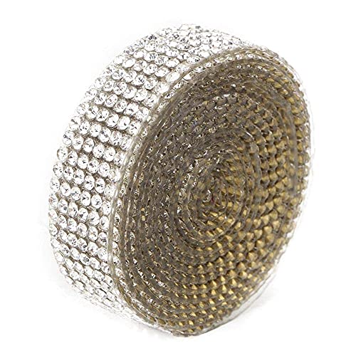 1M Nastro Di Strass Di Diamanti, Artificiale Banding A Maglia Cristallo Nastri Di Strass Per Torte Nuziali Per Decorazioni Di Compleanno, Decorazione