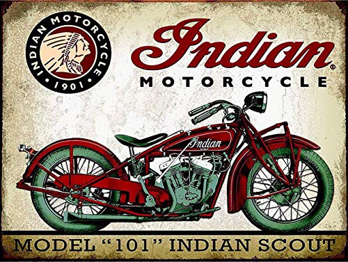 Indian Motorcycle Targhe Cartello Targa In Metallo Retro Decorazione Della Parete Per Negozio Garage Casa Giardino Bar Caffetteria Ristorante Hotel