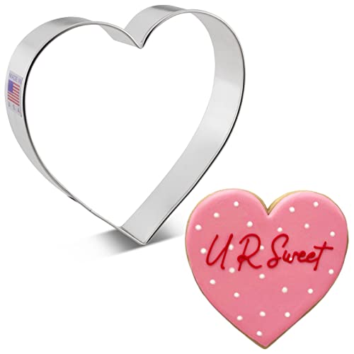Formina Per Biscotti Stampo A Forma Di San Valentino Amore Cuore 10,2 Cm, Prodotto Negli Stati Uniti Da Ann Clark