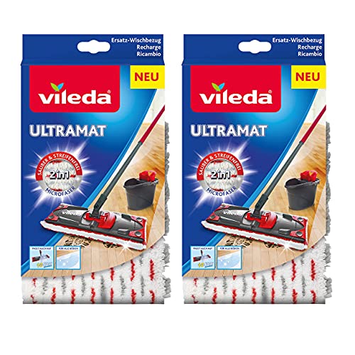 Vileda Ultramat/1 – 2 Spray Ricambio Covers Confezione Doppia, 1Er Pack (1 X 2 Pezzi)