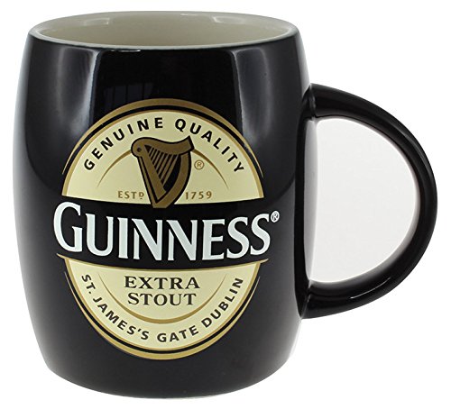 Boccale Guinness Beer Tazza In Porcellana Nera Ps 14365 Coffee Mug