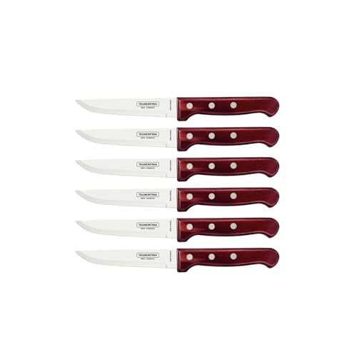 Tramontina Gaucho Set Coltelli Da Bistecca, Rosso, Pezzi