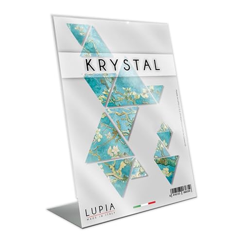 Lupia - Portadocumenti In Plexiglass Krystal | 18X24 Cm Verticale Da Tavolo | Spessore 1,3 Mm | Ideale Per Menù, Listini E Pubblicità | Acrilico, Real