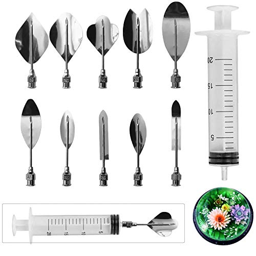 3D Jelly Gelatina Strumenti Art Set Torta Dell'Acciaio Inossidabile Del Fiore Aghi Inclusi Siringa, 3D Jelly Cake Flower Cake Tools (1)