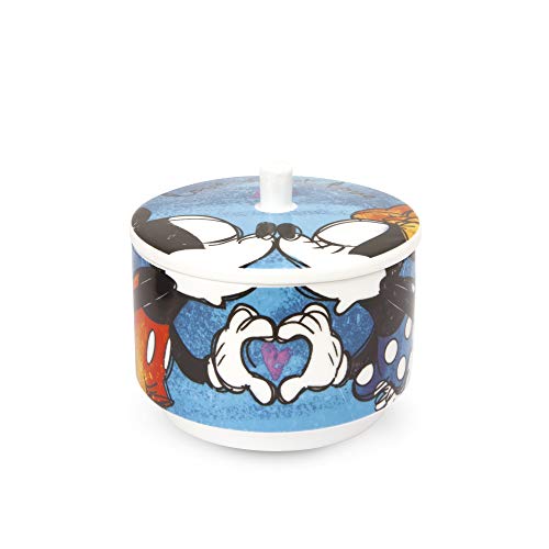 Egan Pwm41/B Zuccheriera, Modello Sweet Love, Porcellana, Blu