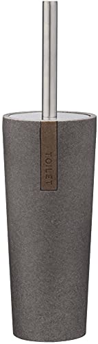 Sealskin Pierra Spazzola Per Toilette, Poliresina, Grigio, 9.7 X 9.7 X 35 Cm
