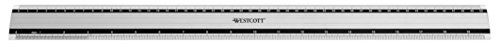 Westcott E-10193 00 Righello In Alluminio Particolarmente Antiscivolo, 50 Cm / 20 Pollici