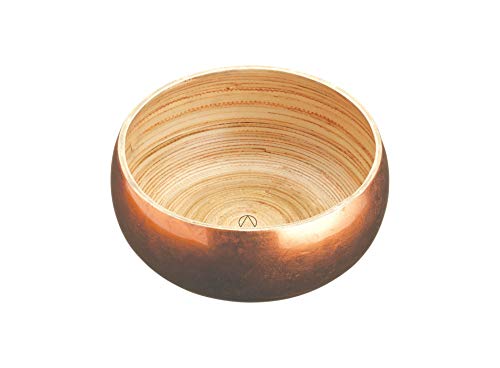 Artesà Insalatiera Di Bambù Con Finitura Laccata In Rame, 17Cm (6,5")