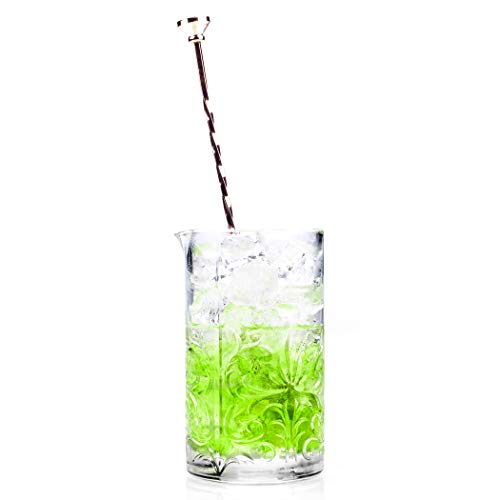 Rcr 5083 Mixing Glass Tattoo 65 Cl Vetro Sonoro Articoli Da Cucina Made In Italy, Trasparente