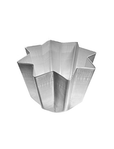Teglia Stampo Tortiera Forma Pandoro Panettone Natale Alluminio 1000Gr