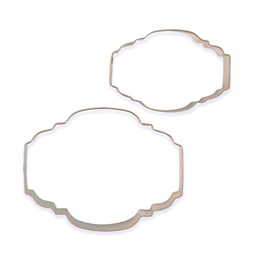Pme Set Di 2 Formine Per Biscotti E Torte, Colore: Argento