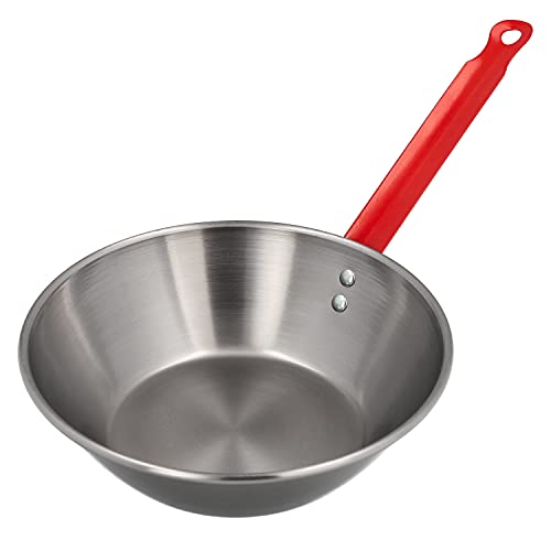 Garcima 10428 - Padella In Ferro Lucido Con Manico, 28 Cm