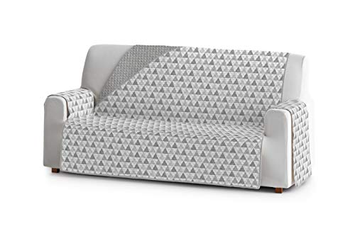 Eysa Italia F248196 - Microfiber, C/6 Grigio-Grigio, 4 Posti 190Cm. Adatto Per Divani Da 210 A 250 Cm