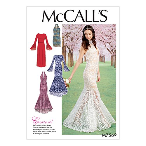 Mccall Modelli Vestiti Da Donna, Multicolore, Taglia 6 – 14