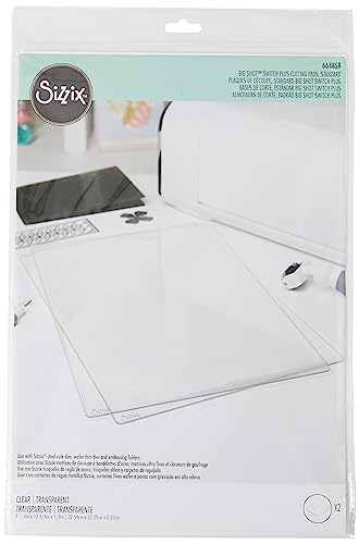 Sizzix Big Shot Switch Plus Tamponi Da Taglio Accessori, 1 Paio, Standard, 664859, Multicolor, One Size