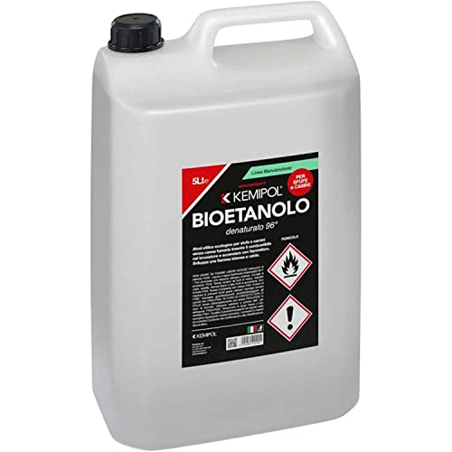 4 X 5Lt Bioetanolo Combustibile Liquido Ecologico Naturale Inodore Camino