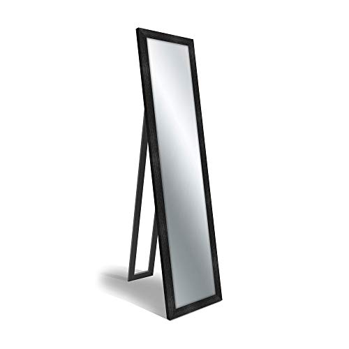 Specchio Da Terra Floor Mirror 40X160 Cm Boston Shabby Black