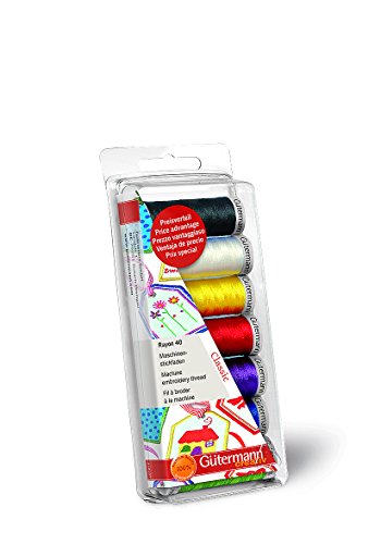 Gütermann Filo Impostato, Cotone, Multicolore, 200M, 1400 Unità