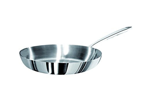 Pentole Agnelli Linea 1907 Padella Con Manico, Alluminio, Argento, 28 Cm