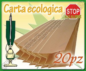 Sconosciuto 2 Confezioni Da 10 Sacchetti Filtro Folletto Folletto Vorwerk Bimby 117 116