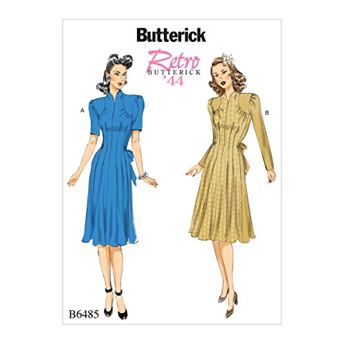 Butterick Patterns 6485 A5 – Cartamodello Per Abiti Da Ragazza, Multicolore, Taglie 6 – 14
