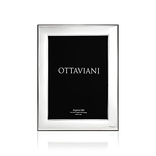 Ottaviani Portafoto Fascia Stretta Della Collezione Specchio In Miro Silver Cm 13X18