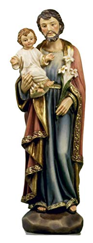 Paben Statua San Giuseppe In Resina Cm. 31 Pb10150 By