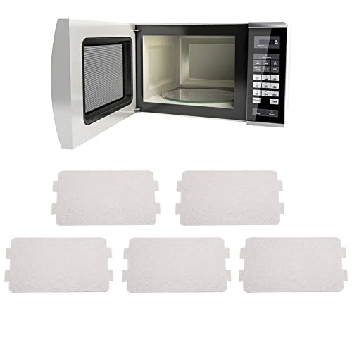 5 Pcs Piastra Di Mica Forno A Microonde,Foglio Forno A Microonde Copertura Di Guida D'Onda Sostituzione Di Riparazione Accessorio Mica Per Microonde P