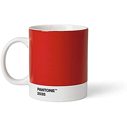 Copenhagen Design Pantone Tazza In Porcellana, Rosso, 1 Unità (Confezione Da 1)