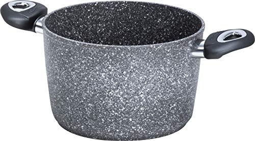Aeternum, Madame Petravera 3.0, Pentola Antiaderente, Ideale Per Induzione, Diametro 20 Cm, Full Induction, Grigio