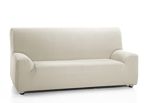 Martina Home Tunez, Copridivano Elastico, Tela (50% Poliestere, 45% Cotone, 5% Elastan), Avorio (Marfil), 1 Posto (70-110 Cm Larghezza)